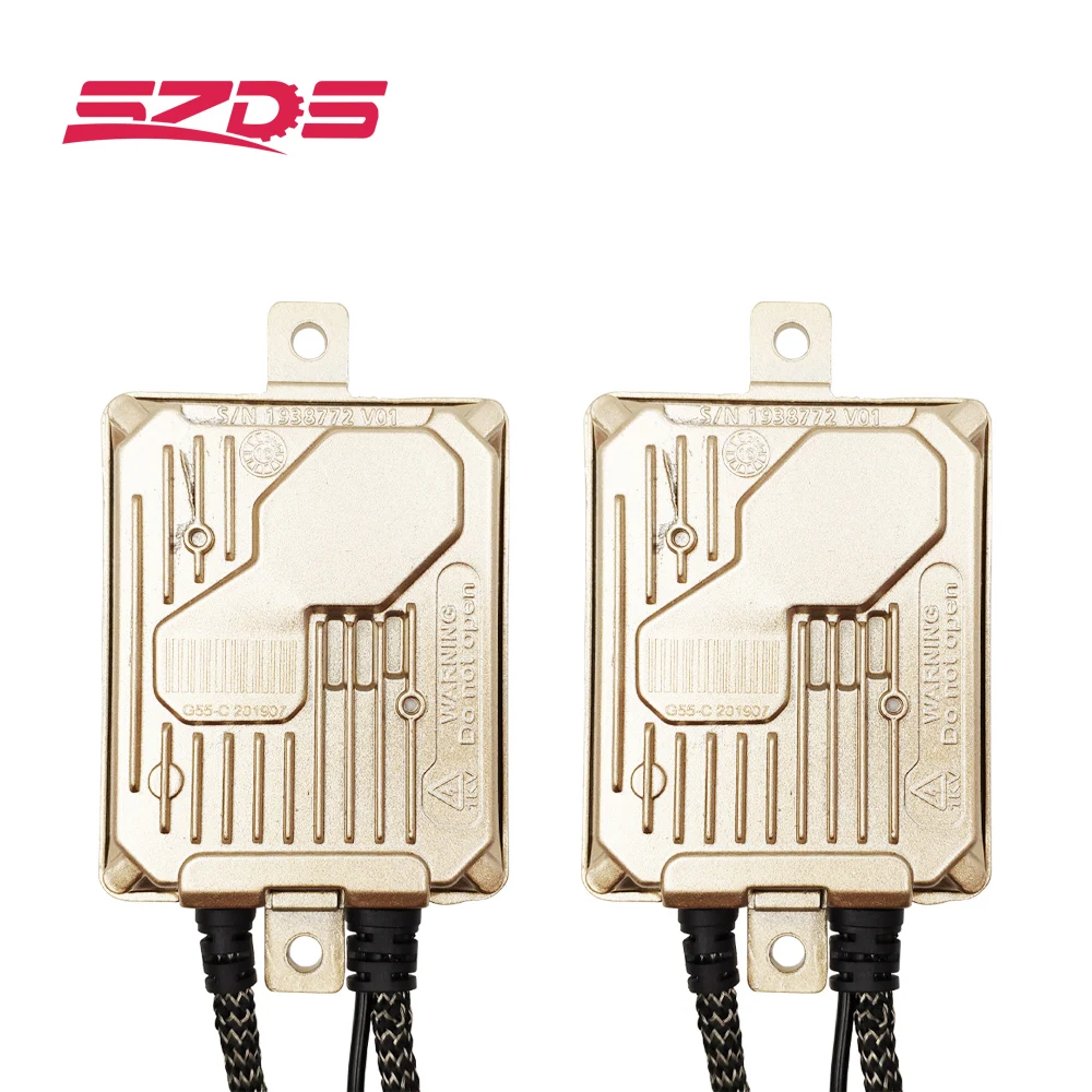 

SZDS 12V hid xenon ballast 55w head lamps fog lamp projector lens decoder ignition block replacement bulbs fast start