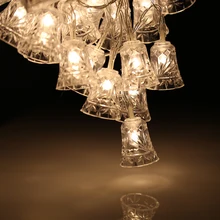 Jiaderui LED 2.2 м 20 светодиодов Рождество колокол Праздничные огни строки год гирлянды Рождество свет Открытый Декор Свадебная вечеринка дома