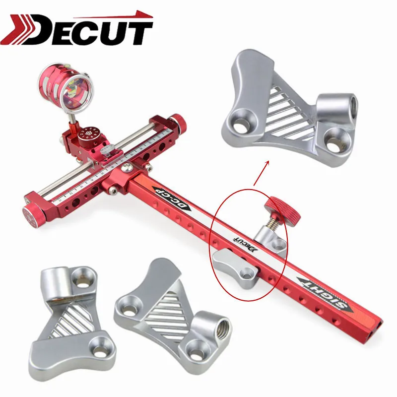 

1pc Archery Bow Sight Laser Micro Adjust Optical Fiber Zinc Alloy Mount Connect Installation Tool Recurve Compound Bow Accessory