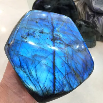 

Colorful Natural Labradorite Polished Rock Quartz Crystal Moonstone Raw Gemstone Moonlight Stone Healing Decoration Crafts