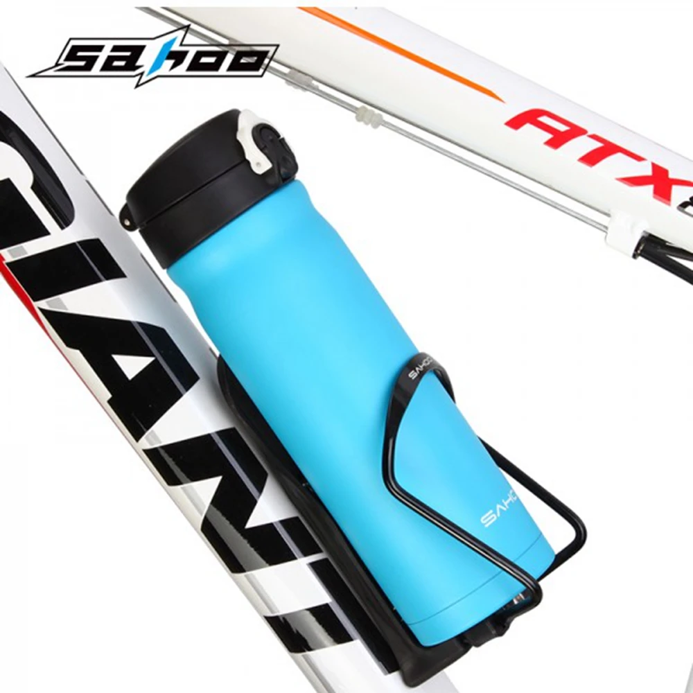 Bike Bottle Poly Keep Warm Cycling Thermos Water Bottle 450ml /15.2oz Portable Stainless Steel