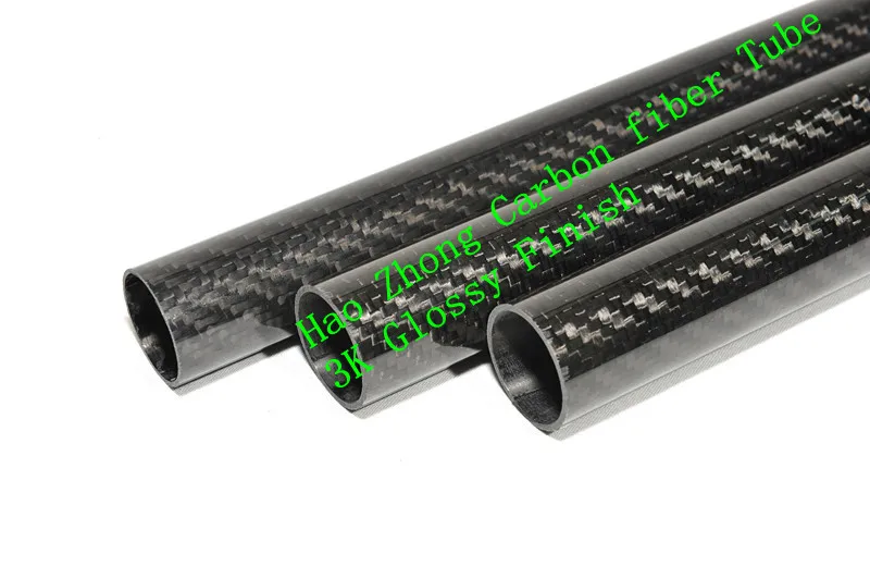 2 pcs 40MM OD x 38MM ID  x 1000MM100% Roll 3k Carbon Fiber tube / Tubing , wing tube Quadcopter arm Hexrcopter 40*38