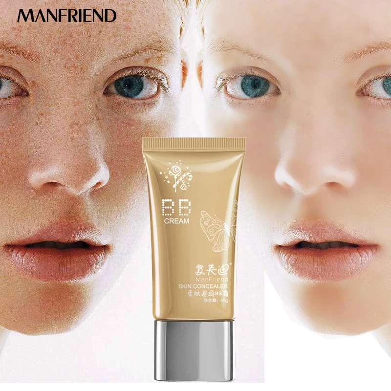 

ManFriend Concealer BB Cream Waterproof Moisturizing Oil Control,Sun-Screen Whitening, Brighten The Skin Natural Perfect Makeup