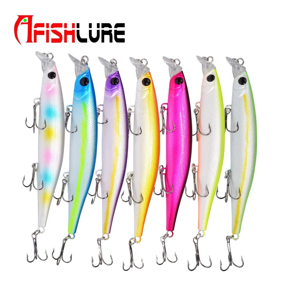 

Surface Minnow 17g 136mm Plastic Lure with Treble Hooks Hard Fishing lure Minnow Shad Peche Iscas Crankbaits Jerk Lure Fishing