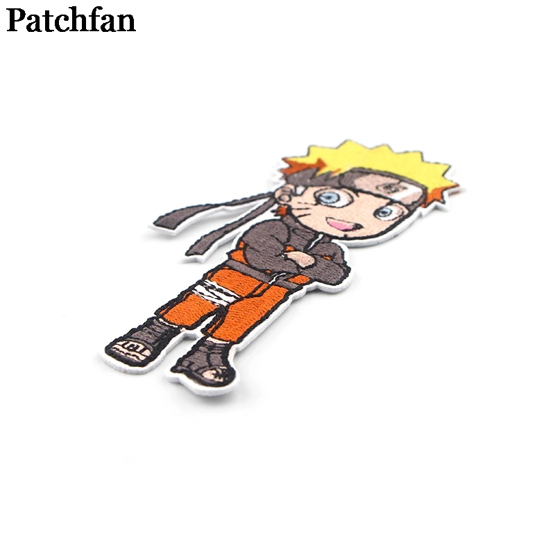 Patchfan Аниме Вышитые заплаты значки лоскутное шитье куртка с аппликацией из