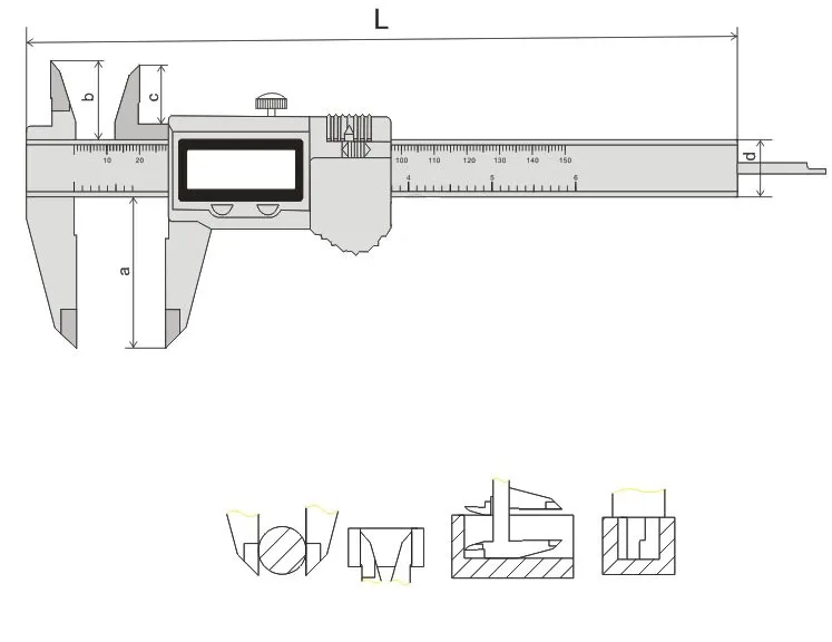 0-150 мм IP67 Высокоточный цифровой суппорт 150 мм электронный messchieber paquimetro измерительный инструмент штангенциркуль