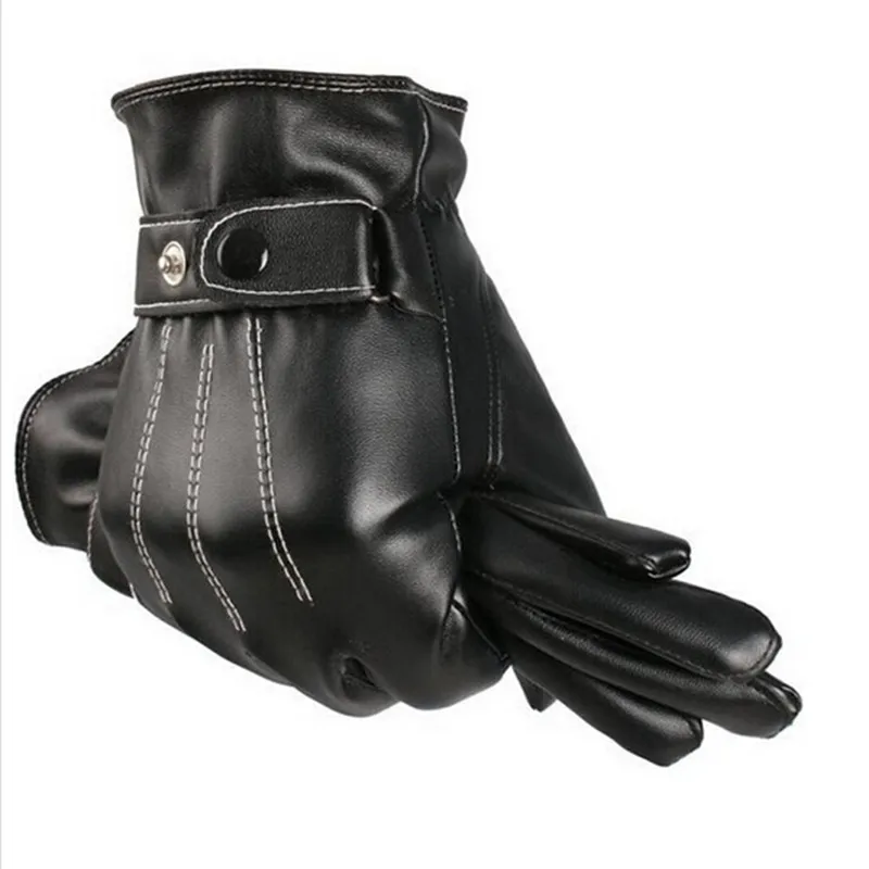 

Men Winter Gloves Men's Leather Gloves driving glove men Mittens Keep Warm Winter In the wild Gloves
