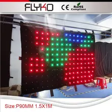 Прозрачный занавес для сцены светодиодный экран