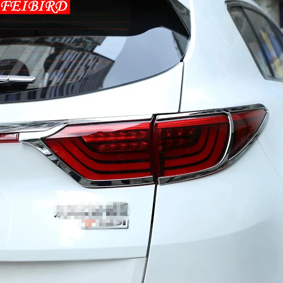 Для KIA Sportage 2016 2017 2018 ABS внешний хромированный задний фонарь лампа освещение крышка