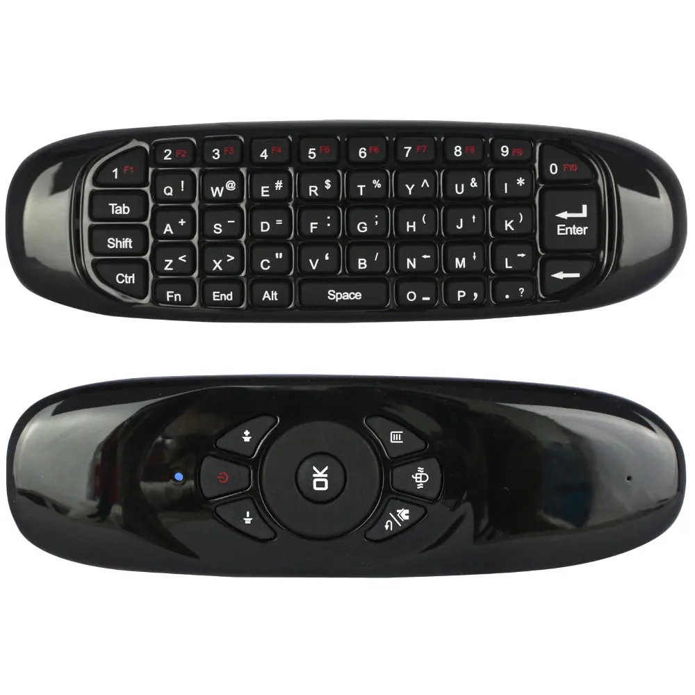 Новинка 2,4G Air mouse перезаряжаемая Беспроводная Клавиатура дистанционного управления для Android tv Box компьютера DC128