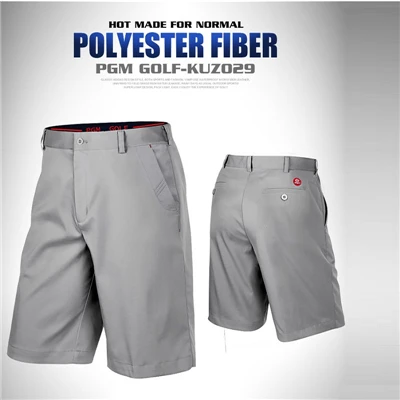 Pgm штаны для гольфа, дышащие шорты для гольфа/тенниса/бейсбола, летние тонкие сухие шорты Xxs-Xxxl AA11850 - Цвет: Серый