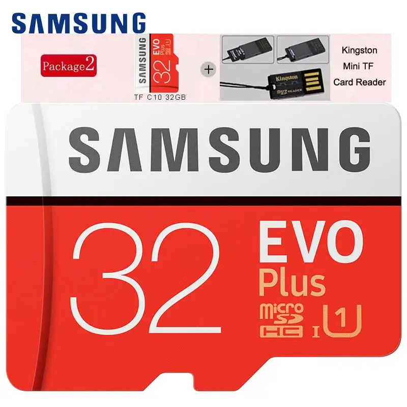 Карта памяти SAMSUNG Micro SD 32 ГБ Карты Памяти Class10 SDHC UHS-I SD карты Trans Microsd Картао де Memoria Tarjeta SDTF Карты Для смартфон micro sd 32 ГБ - Емкость: MC32G Plus G2reader