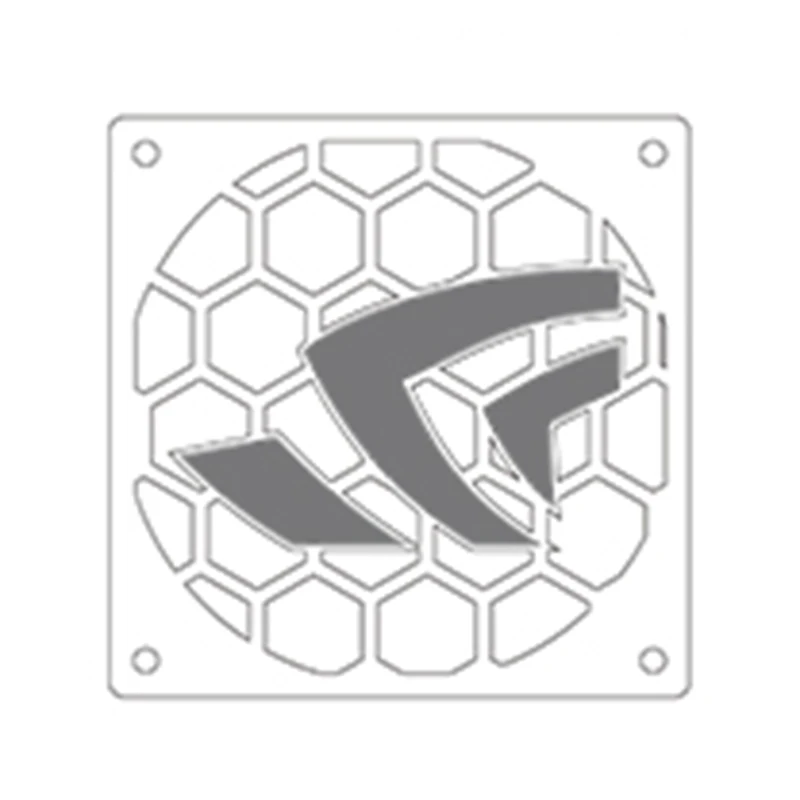 ESLOTH прозрачный пользовательских компьютерных Чехлы для вентиляторов 12/14 см GTX ROG шасси персонализированные декоративные веера защитную крышку