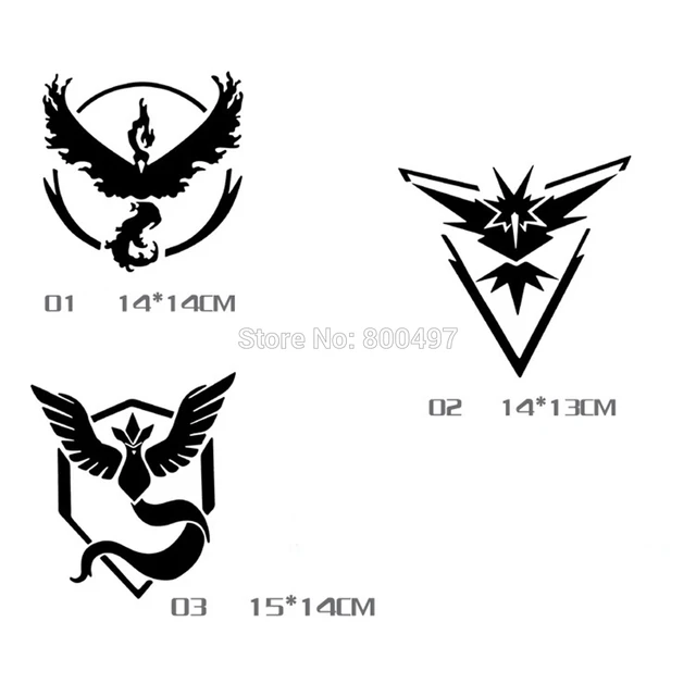 car styling cartoon animal pet pikachu pokemon bird articuno moltres