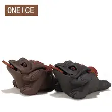 Чай Yixing Play tea Pet Lucky Золотая жаба обесцвечивающая глина чай pet Aceessories