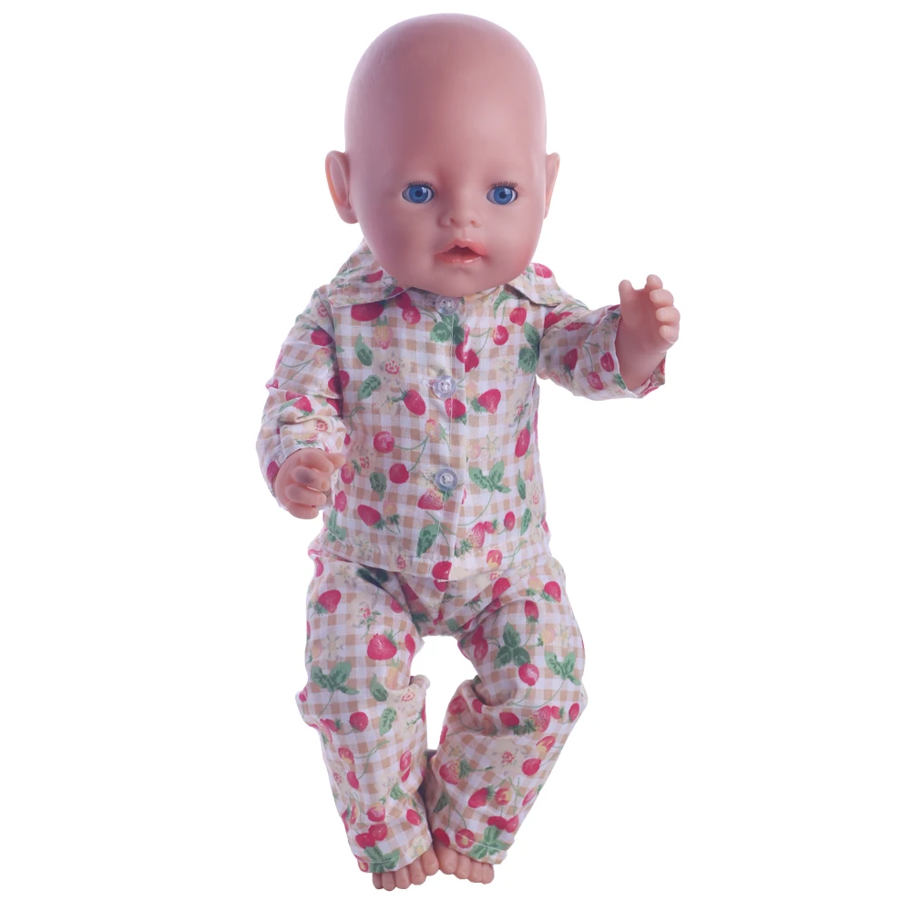 Luckdoll больше стилей пижамы подходят 43 см 18 &quotкуклы детские лучшие куклы