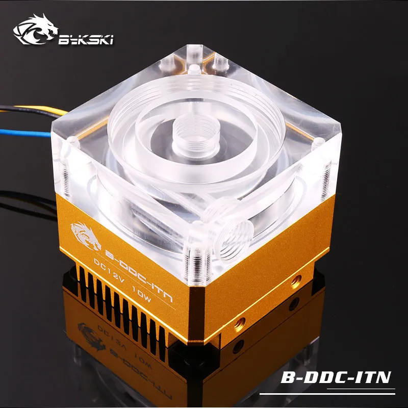 Bykski B-DDC-ITN-COV DDC Pump Armor Heatsink Armor TOP Acrylic Cover For 3.2 Pump High Performance Silent Armor Water Cooling