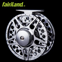 Рыболовная катушка 1/2 3/4 5/6 7/8 3BB на станке Алюминий нахлыстовая катушка, 70, 80, 90, 100 мм 2 вида стилей варианты L/R рукой сменные
