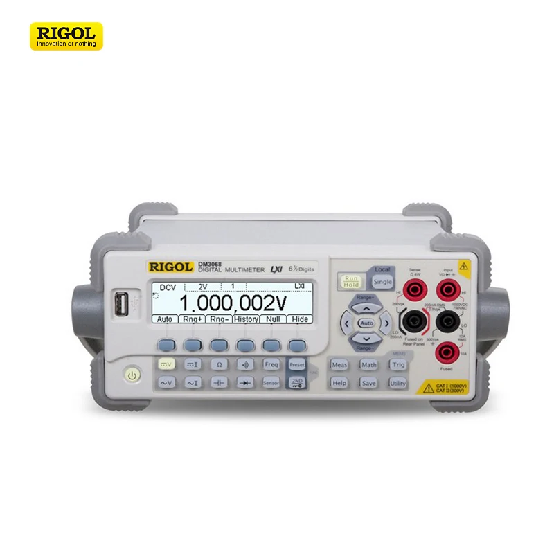 Цифровой мультиметр Rigol DM3068 6 1/2 цифр двойной дисплей 0.0035% 1000 В ~ 10K|digital multimeter|rigol