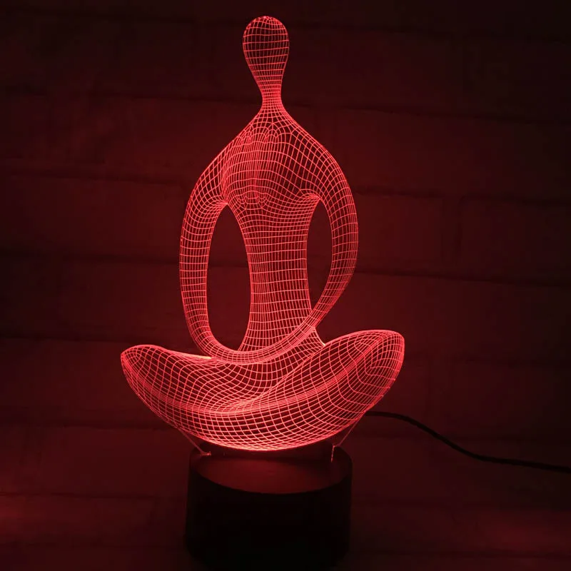 

Creative bedside LED night light acrylic laser engraving process sports series discoloration night light TA91311