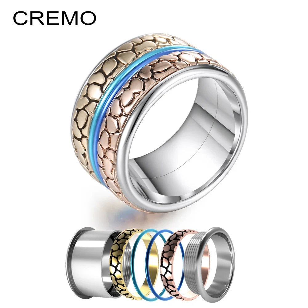 

Cremo Stackable Leopard Rings Fashion Arctic Symphony Collection Ring Women Minimalist Layer Ring Anillos Mujer Free Box