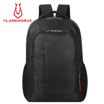 

Black multifunctional backpack waterproof and scratch-resistant 15.6-inch laptop bag men's travel business backpack