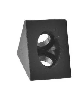 Cheap funssor 1pc Openbuilds Black Angle Corner Connector for CNC mill 3D printer DIY parts Cheap funssor 1pc Openbuilds Black Angle Corner Connector for CNC mill 3D printer DIY parts