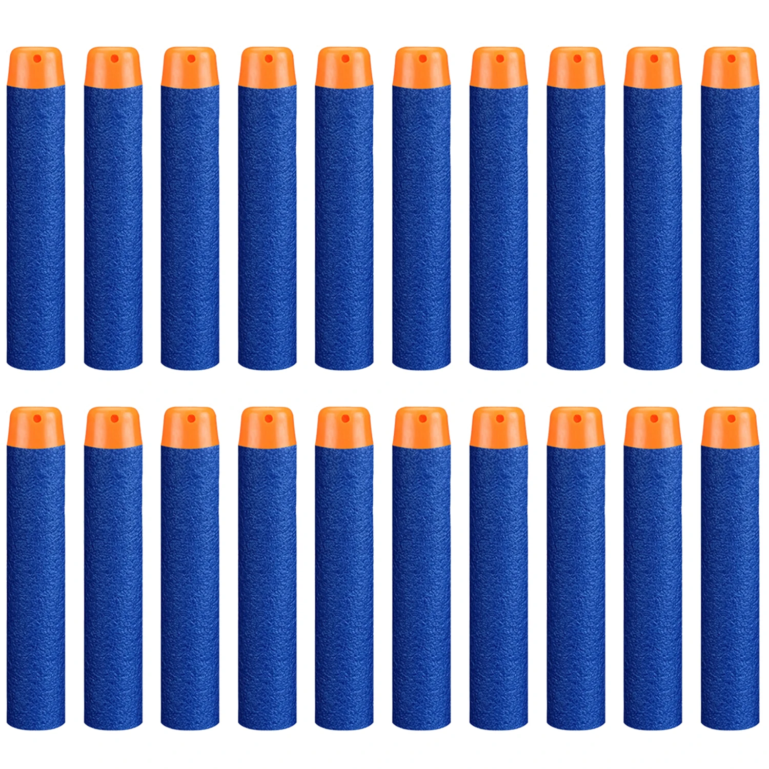 60 piezas pistola balas suaves Recarga de Dardos Suave Cabeza blasters NERF N-strike Juguete