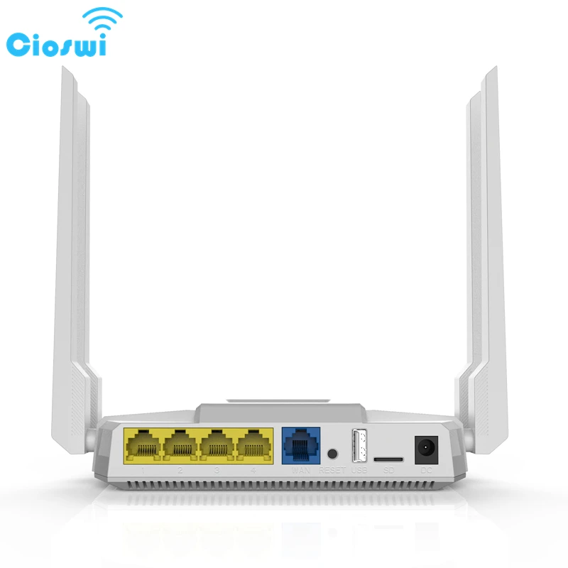 

Cioswi 3G 4G Lte Modem Wireless Wifi Router With SIM Card Slot Dual Band 1200Mbps Access Point Suit for Car Travel Business