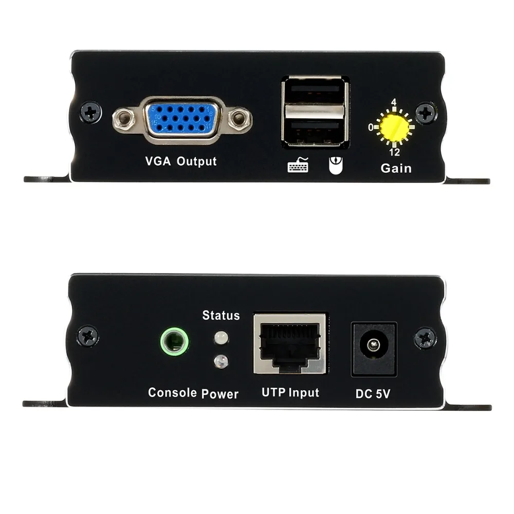 Tesla smart VGA KVM удлинитель Высокое качество 300 м USB VGA ИК KVM удлинитель по CAT5e/6 (один удлинитель TX + один удлинитель RX)