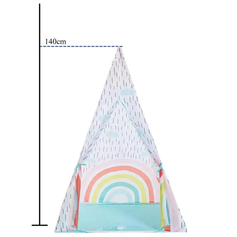 Тканевая детская палатка красочная портативная Крытая палатка для игры во дворе подарок для дома