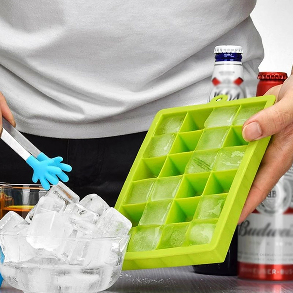 Ice поднос для льда 24 Силиконовые Ice Cube формы для виски, сок, Спортивные Напитки