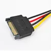 15-контактный SATA штекер на Molex IDE 4-контактный гнездовой адаптер удлинитель Кабель питания IDE для последовательной материнской платы ATA компьютер HDD жесткий диск ► Фото 2/3