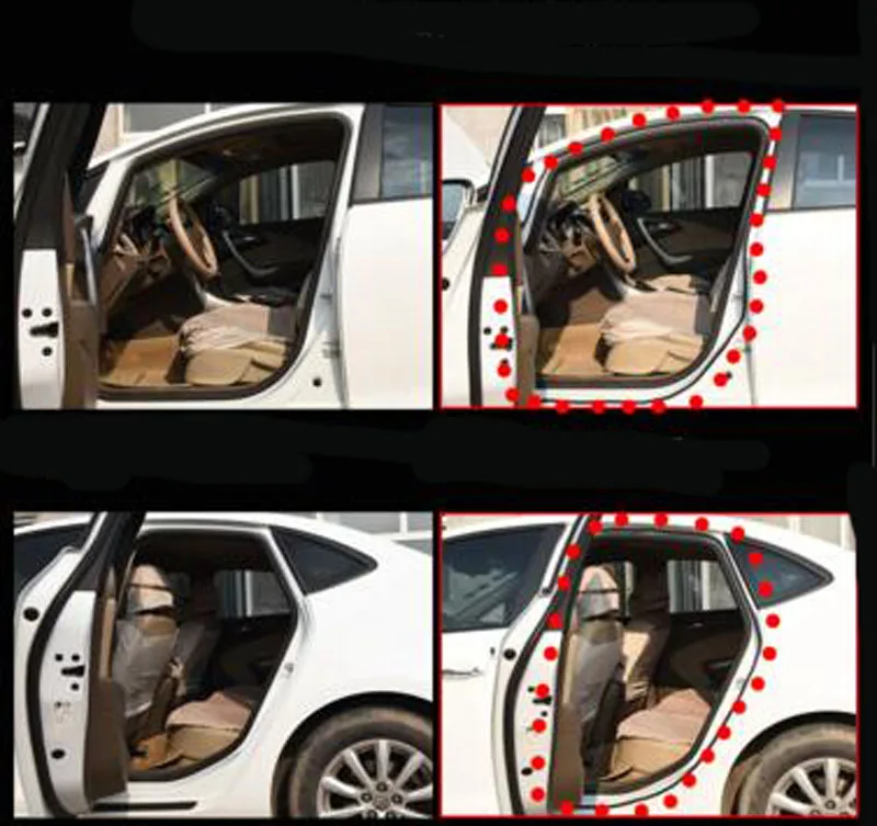 5 м резиновое уплотнение отделка шумоизоляция для самодвижущаяся дверь капот двери для Mazda 2 3 5 6 CX5 CX7 CX9 Atenza Axela