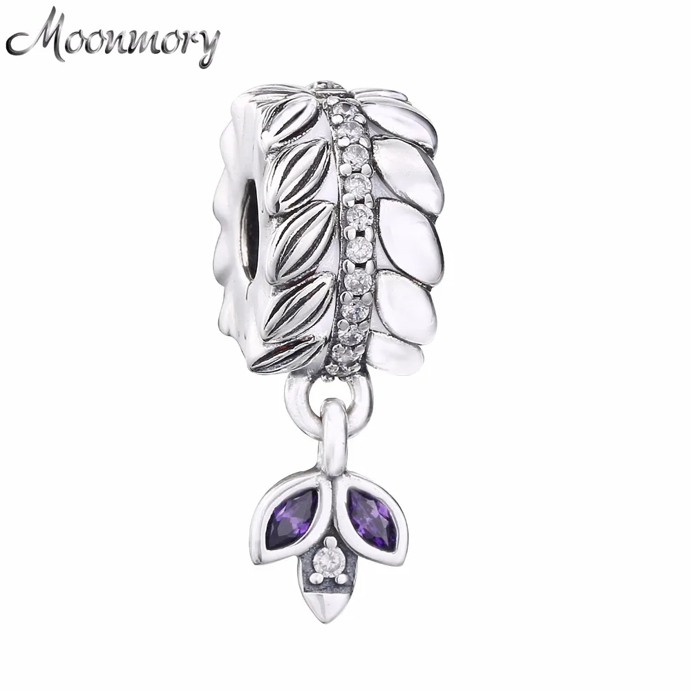 

Moonmory Real 925 Sterling Silver Grains of Energy Clips Charms 2018 Autumn Collection Fit Women's Bracelet & Necklace Jewelry