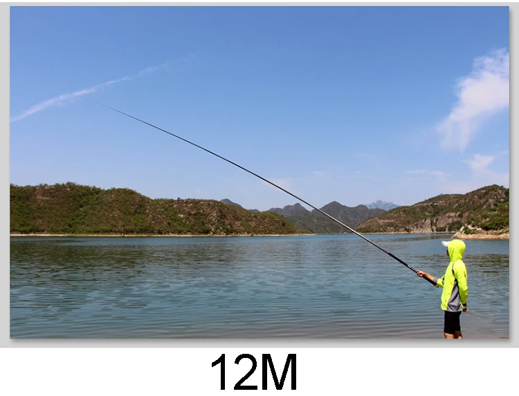 Peças de Reposição Alta Carbono 10 11m 12m 13m Potência Mão Pólo Haste Alimentador Vara Telescópica Ultra Dura Olta A256 4 8m 9m 15 Esporte e Lazer