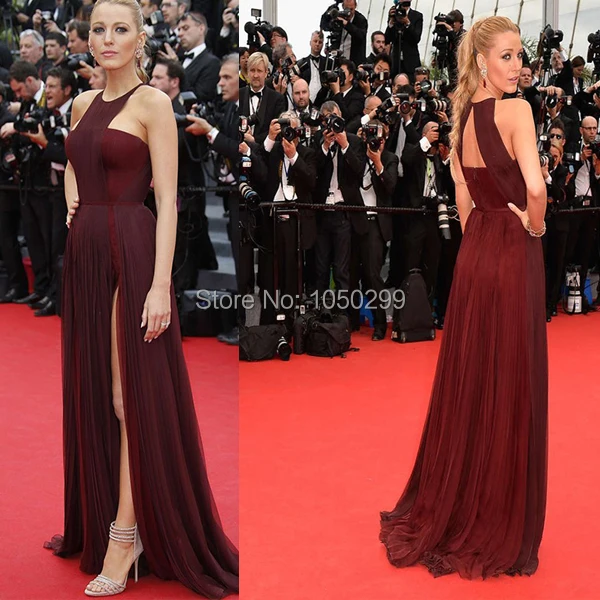 Famous Celebritiesred Carpet Dresses Blake Lively 2017 Women Famous Celebritiesred Carpet Dresses Blake Lively 2017 Women Celebrity Dress High Gown Halter