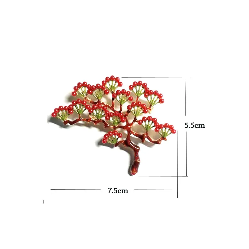 CSxjd модные броши Классическая Корейская изысканная, с эмалью сосновая брошь из искусственного жемчуга