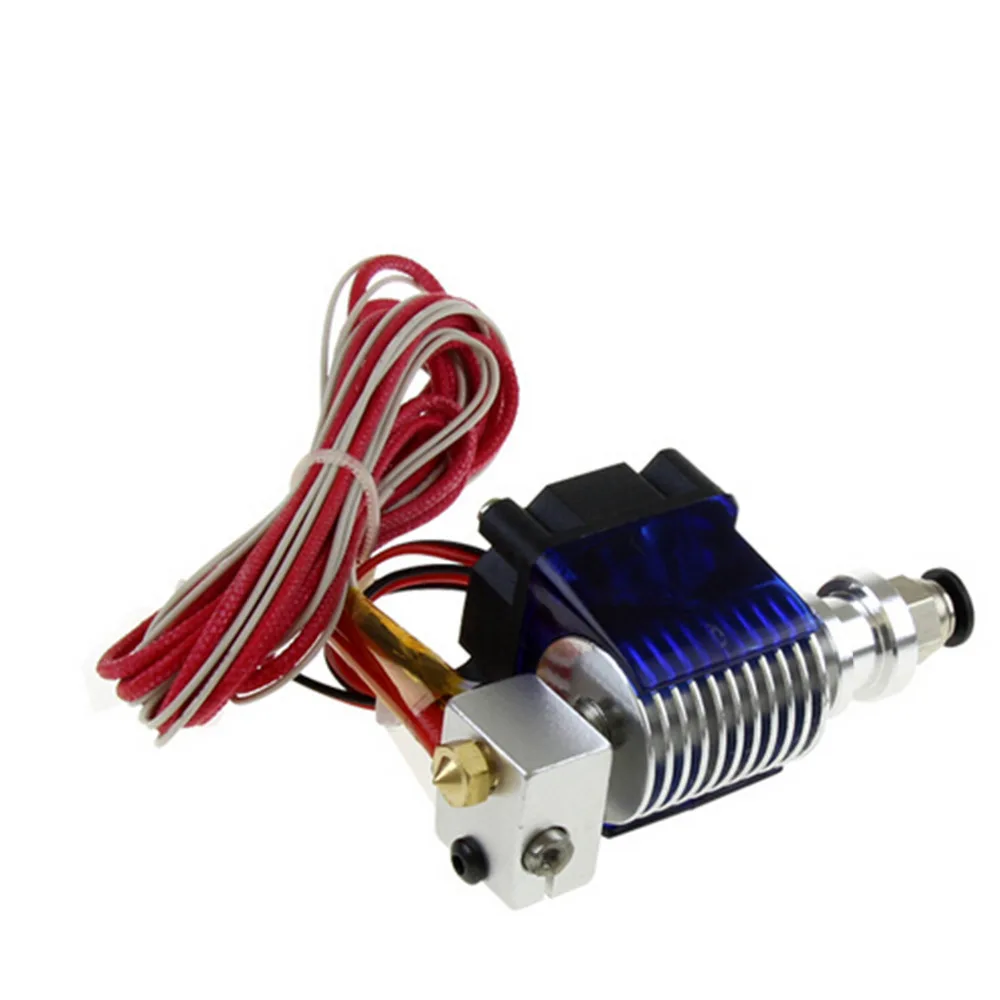 

Bowden long distance E3D V6 J-head All metal hotend Extruder with cooling fan for 1.75mm 12V 0.2/0.3/0.4/0.5mm Nozzle