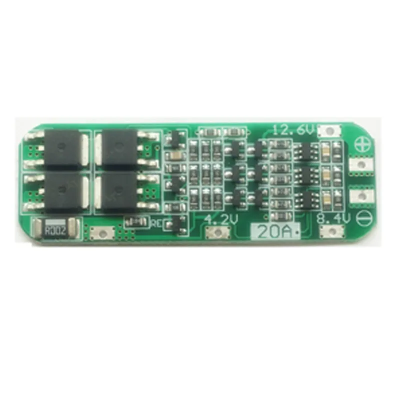 

BMS 3S 12.6V 20A lithium battery protection board (built-in Recovery function -AUTO Recovery)