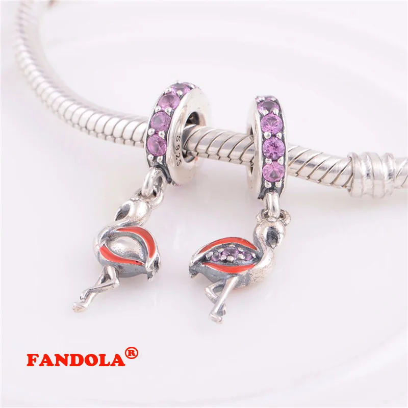 perle pandora flamant rose perle pandora flamant rose