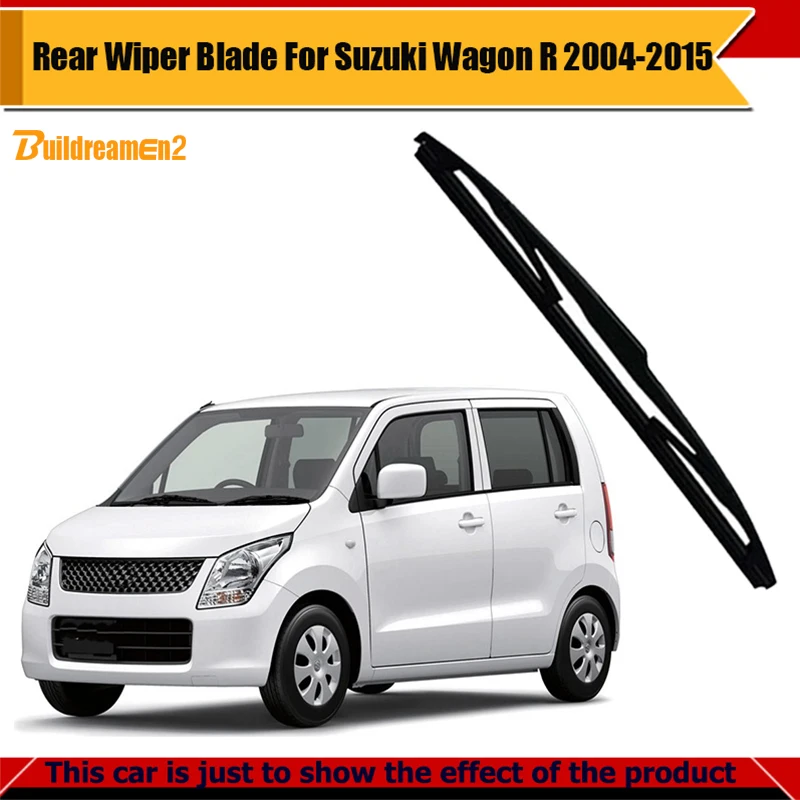 Buildreamen2 Frameless Rear Windscren Wiper Blades Car Soft Rubber