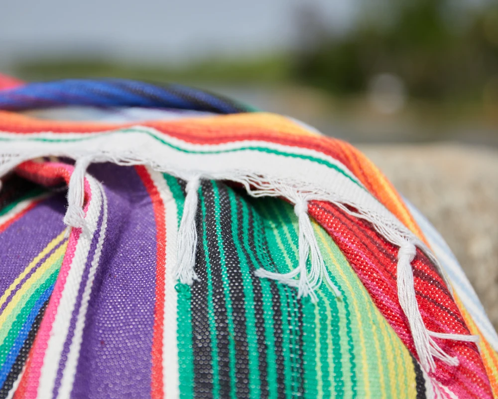 Этнический стиль мексиканское одеяло в радужную полоску вязаное одеяло для кровати дивана домашний декоративный гобелен пляжное полотенце скатерть