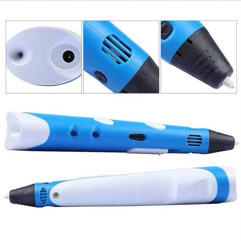IGrArK 3d принтер Ручка для рисования 3D Ручка с 3 вида цветов ABS нити 3D печать 3d ручки для детей подарок на день рождения