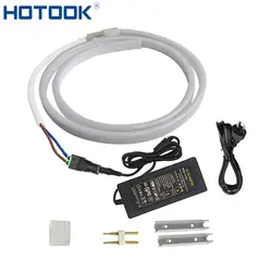 HOTOOK светодиодная мини-подсветка Гибкий 12 V SMD2835 веревки света Водонепроницаемый IP67 6 мм лента для безопасности Сделай сам Лента