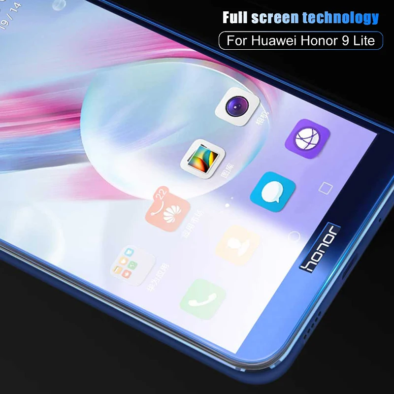 Raugee Стекло для Huawei Honor 9 облегченное закаленное стекло полное покрытие тела Экран
