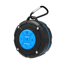Waterproof IPX7 Bluetooth 4.2 Wireless Hand-free Portable Speaker Outdoor Loudspeaker with Suction Cup Speakerphone
