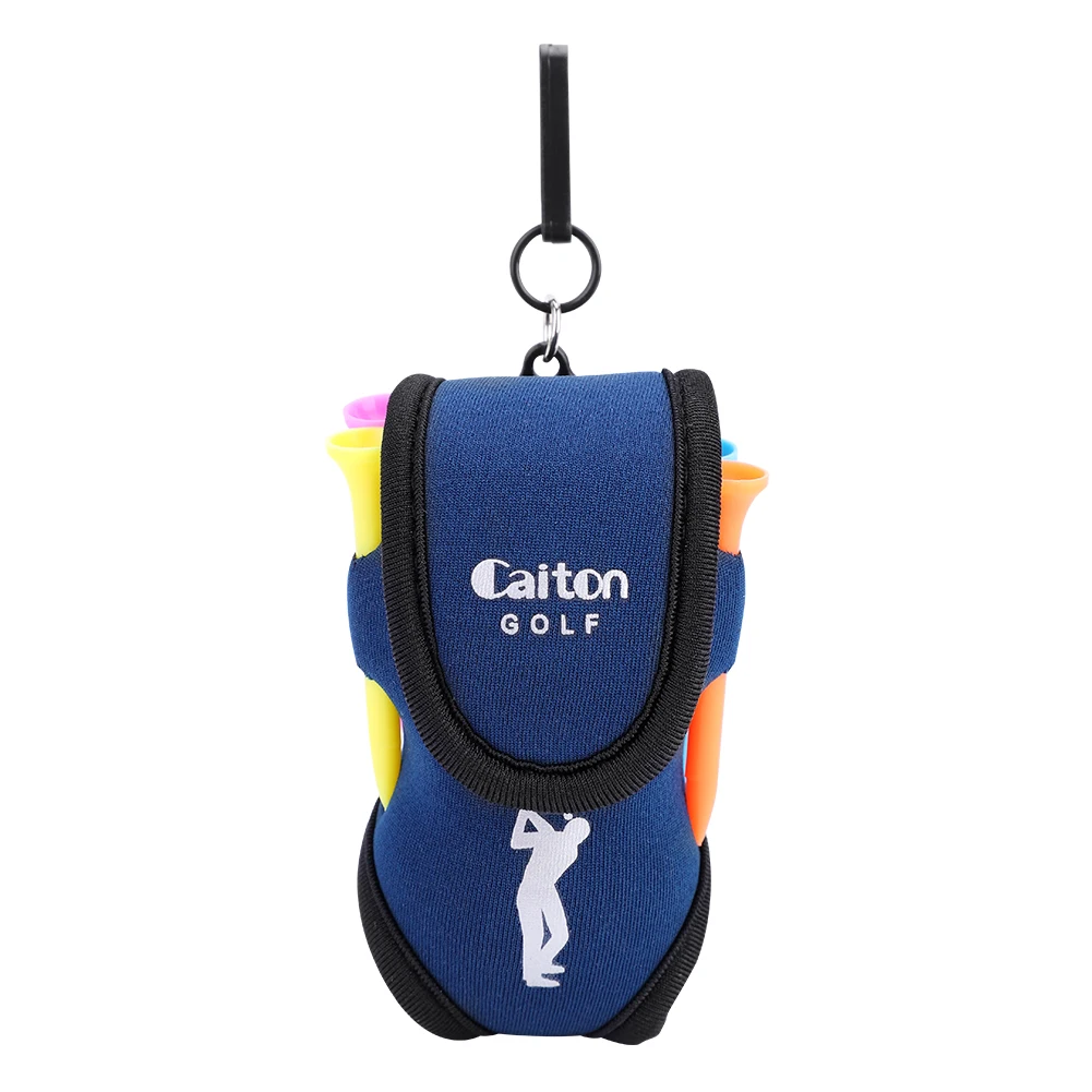 

Small Golf Ball Bag Holder with Ball & Golf Tees Nails Set Small Waist Pouch Package Golf Accessories Training Aids
