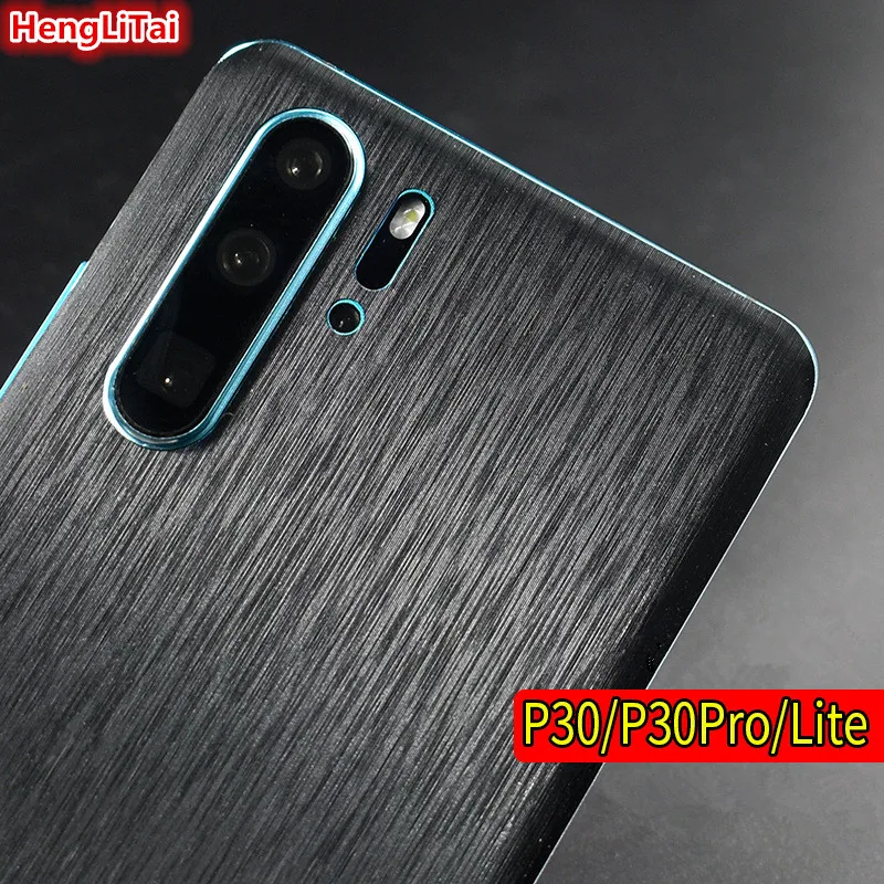 

NEW Wire Drawing Skins Protective Film Wrap Skin Cellphone back paste Protective Sticker For Huawei P30/P30 Pro/P30 Lite