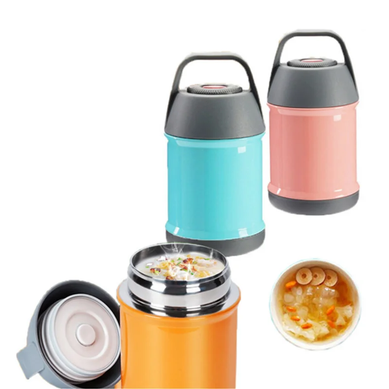 Stainless Steel Food Thermos Mug Braised Beaker Mini Bucket Vacuum